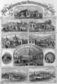 A vonal állomásainak rajzai az Illustrated London News című lapban, 1862. december (kép forrása: Wikimedia Commons)