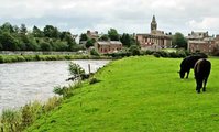 Annan városa a Solway Firth-be torkolló Annan folyóval (kép forrása: Wikimedia Commons)