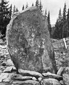 A 4. századból származó einangi rúnakő a norvégiai Fagernes közelében (kép forrása: Wikimedia Commons)