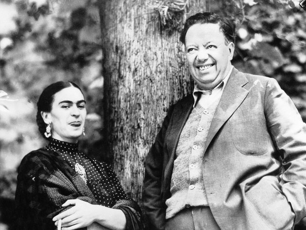 Diego Riviera és Frida Kahlo Mexikóban