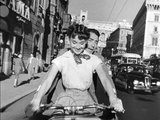 Audrey Hepburn és Gregory Peck a Római vakáció című filmben