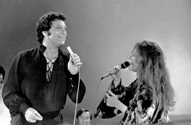 Tom Jones és Janis Joplin 1969-ben