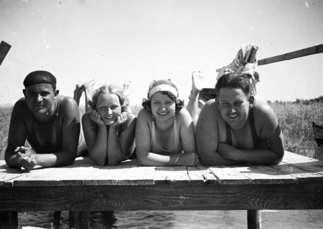 Akiknek a Balaton a Riviéra, 1934 (kép forrása: Fortepan/ Lissák Tivadar)