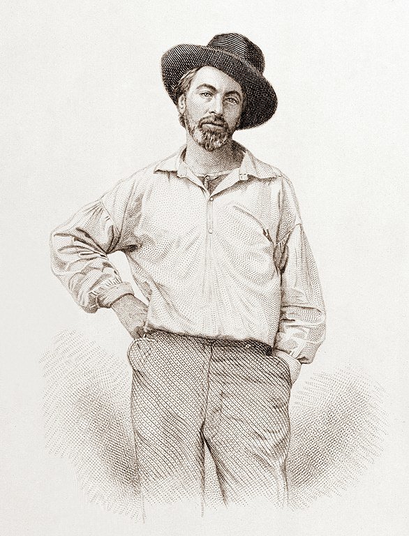 Walt Whitman 35 évesen, 1854-ben