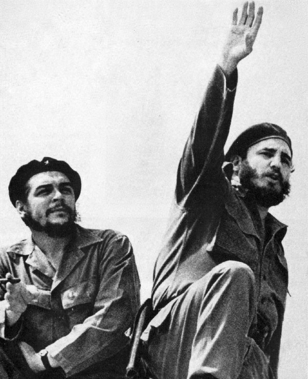 A két harcostárs: Fidel Castro és Che Guevara