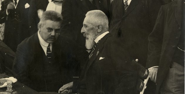 Apponyi Albert gróf és a magyar küldöttségben