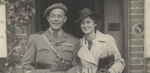 Violette Szabo férjével, Étienne Szabóval 1940 körül