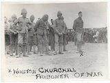 Churchill hadifogolyként (a kép jobb szélén)