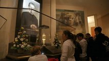 A Don Bosco agyereklyéjét tartalmazó urna