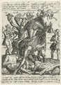 A holland felkelés leverésére küldött spanyol hadvezér, Alba hercegének ábrázolása