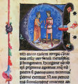 II. Géza és VII. Lajos találkozása a Képes Krónika lapjain