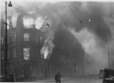 Égő háztömb a gettóban, 1943.