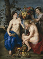 Rubens: Ceresz két nimfával, 1615-1617 körül.