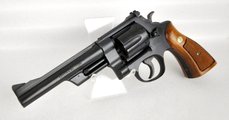 A Smith & Wesson Model 28 egy példánya, ilyen volt az úgynevezett "Mockfjärd-revolver" is