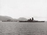 Két japán csatahajó Chuuknál, 1943.