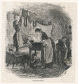 Egy nyomornegyed egyszobás lakásának ábrázolása 1891-ből