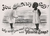 „Te mocskos fiú! Miért nem mosod meg magad Vinolia szappannal?”