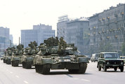 Tankok Moszkva utcáin az 1991-es rendkívüli állapot idején