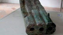 A Horvátországban talált háromcsövű tüzérségi eszköz