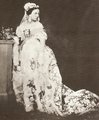 Viktória királynő esküvői ruhájában
