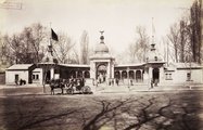Az Állatkert régi főkapuja, 1900