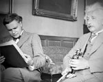 Eduard és Albert Einstein utolsó találkozásukkor