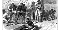 Rabszolgák elhelyezése egy szállítóhajón