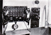 A léghajó telefonközpontja (kép forrása: Vintage Everyday)