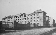 A Hős utcai lakótelep Budapest ostromát követően (kép forrása: Budapest Ostromkalauz 1944-1945)