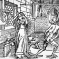 A hiúság démona kísért egy nőt a könyv egy későbbi kiadásában (kép forrása: icanvas.com)