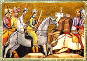 IV. Béla menekülése a tatárok elől (kép forrása: honvedelem.hu)