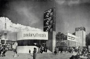 Pavilonok az 1939-es Budapesti Nemzetközi Vásáron (kép forrása: dohanymuzeum.hu)