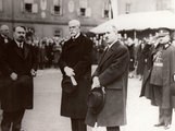 Beneš és Masaryk a prágai várban (kép forrása: is.muni.cz)