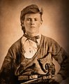 Az ifjú Jesse James fegyverben (kép forrása: National Geographic)