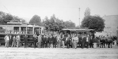 Az új BUR-villamos és az utolsó lóvasúti járat, 1898. június 7..(kép forrása: welovebudapest.com)