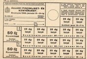 Magyar élelmiszerjegy 1942-ből (kép forrása: ado.hu)