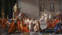Vincenzo Camuccini: Caesar halála (1806) (kép forrása: Wikimedia Commons)