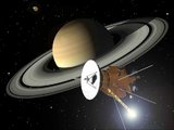 A szonda megközelíti a Szaturnuszt egy számítógépes modellen (kép forrása: techspot.com)