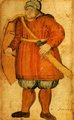 Grettir Ásmundarson, a saga főszereplője egy középkori ábrázoláson (kép forrása: ancient.eu)