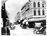 A Dupont Avenue (ma Grant Avenue) az 1890-es években. Wong Chut King egy itt található olcsó szálláson halt bele a pestisbe. (kép forrása: sfgate.com)