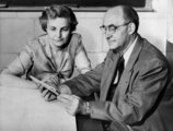 Fermi feleségével, Laurával (kép forrása: atomicheritage.org)