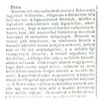 A Pesti Napló 1852. november 27-ei tudósítása a Báb követőinek üldözéséről Iránban