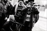 Csecsen fegyveresek SzVD mesterlövész-puskákkal az első csecsen háborúban (kép forrása: imgur.com / Christopher Morris)