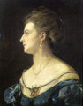 Madarász első felesége, a francia Adeline Grosjean, 1871