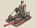 Dr. George Taylor „Manipulator” nevű gőzhajtású szerkezete 1869-ből (kép forrása: Pinterest)