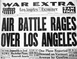 A Los Angeles-i csatáról beszámoló újságcímlap (kép forrása: pastdaily.com)