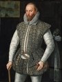 Sir Walter Raleigh William Segar festményén, 1598 k. (kép forrása: Wikimedia Commons)