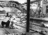 Sanghaj vasútállomása egy japán bombatámadást követően