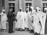 Pétain egy észak-afrikai delegációt fogad 
