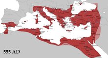 A Bizánci Birodalom 555-ben